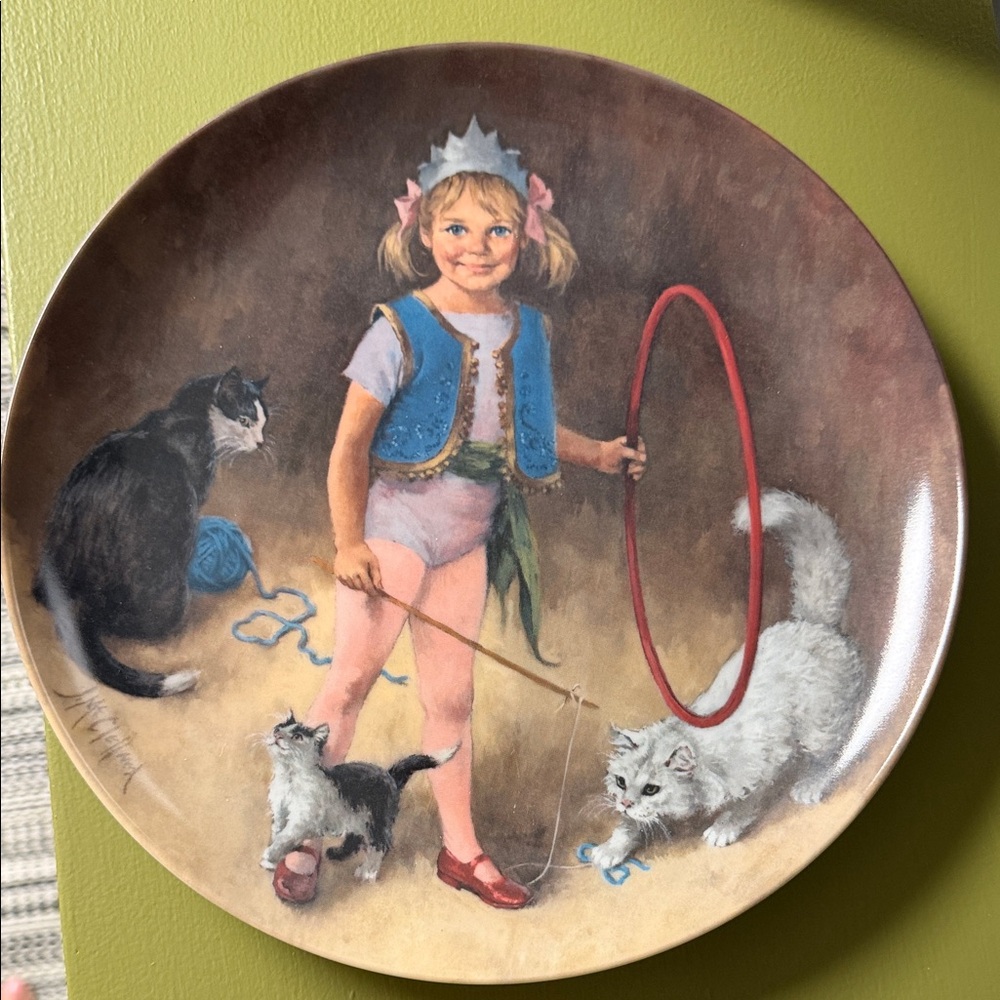 RECO collectors Plate “Maggie the Animal Trainer”